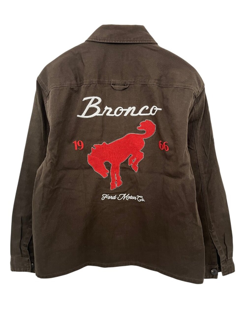 NWOT Abercrombie & Fitch x Ford Bronco Men’s Embroidered Shirt Jacket Medium - Picture 3 of 11